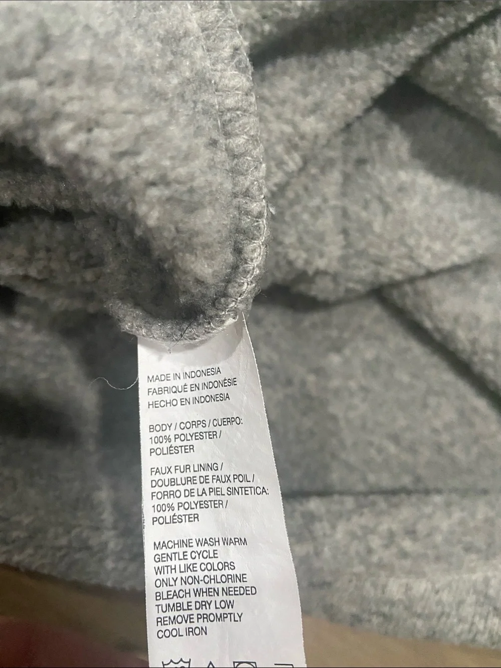 G.H. Bass & Co. Light Gray Half-Zip Pullover Sweater